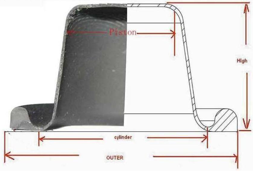 rolling diaphragm