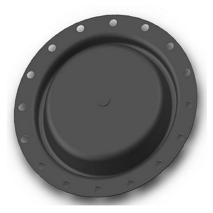 Do industrial rubber diaphragms require maintenance or replacement over time, and what are the signs that indicate the need for replacement?