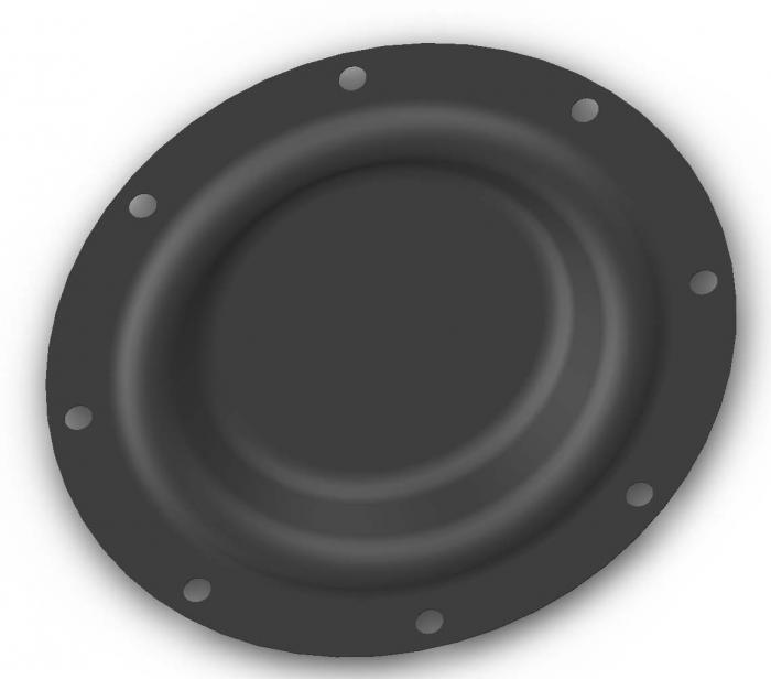 Rubber diaphragm