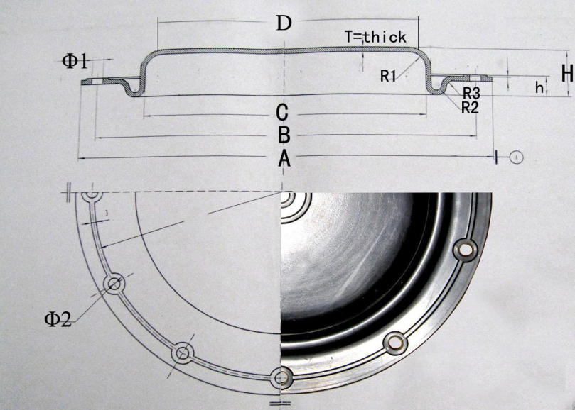 rubber diaphragms size list