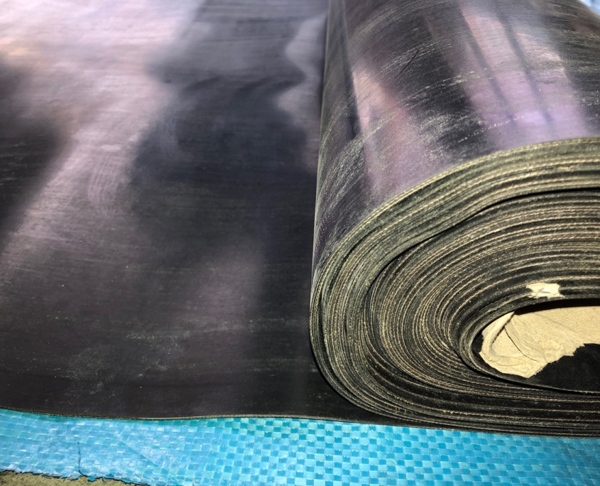 fabric rubber sheet