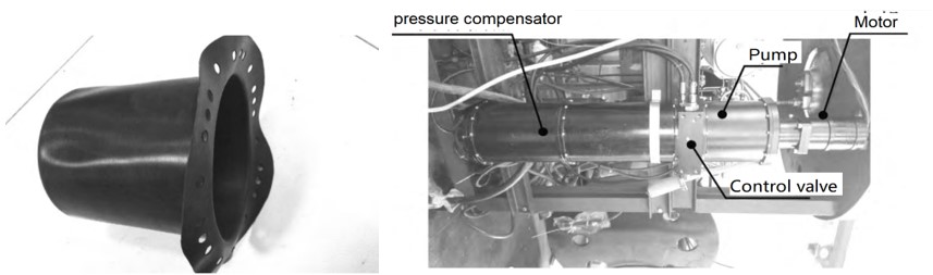 Rolling diaphragm in practical applications on deep sea submersibles