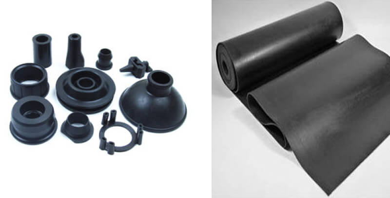 Rubber diaphragm compound rubber